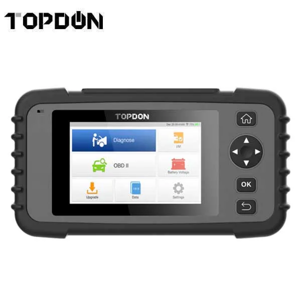 TOPDON - ArtiDiag 500 - OBDII Diagnostic Scan Tool - 18V - 5" LCD - DTC Library Lookup - Live Data Monitoring