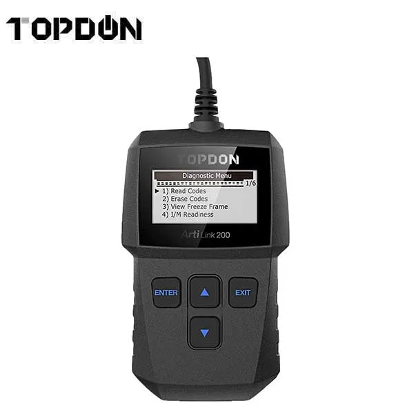 TOPDON - Artilink 200 - OBDII Fault Code Reader Diagnostic Scan Tool - 16V