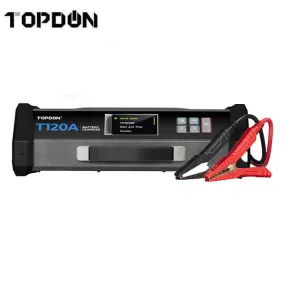 TOPDON - T1200005 - 120A Stable Power Supply & 12V Battery Charger - 16.5 Ft.